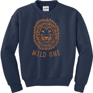 Wild One Lion Kids Sweatshirt