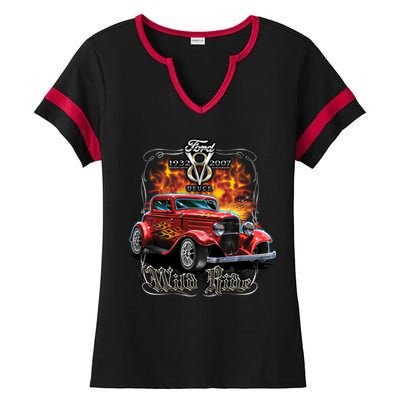 Wild Ride Ford Ladies Halftime Notch Neck Tee