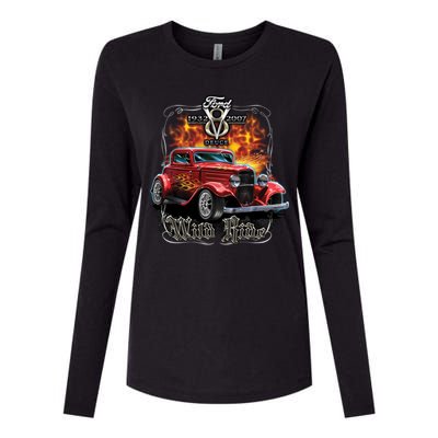 Wild Ride Ford Womens Cotton Relaxed Long Sleeve T-Shirt