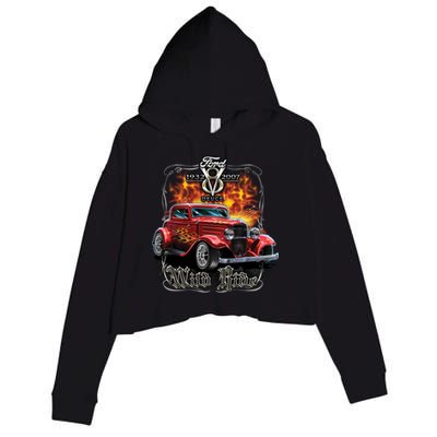 Wild Ride Ford Crop Fleece Hoodie