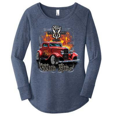 Wild Ride Ford Women's Perfect Tri Tunic Long Sleeve Shirt