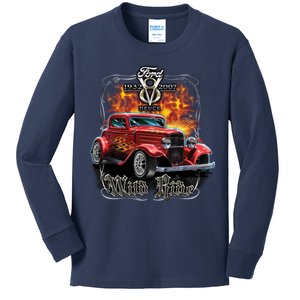 Wild Ride Ford Kids Long Sleeve Shirt