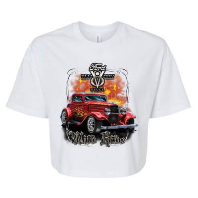 Wild Ride Ford Bella+Canvas Jersey Crop Tee