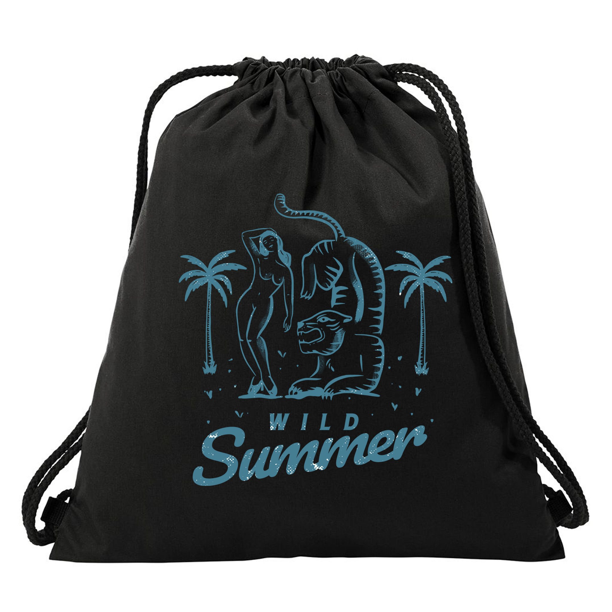 Wild Summer Drawstring Bag
