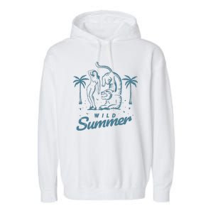 Wild Summer Garment-Dyed Fleece Hoodie