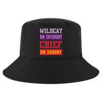 Wildcat On Saturday Chief On Sunday Cool Comfort Performance Bucket Hat