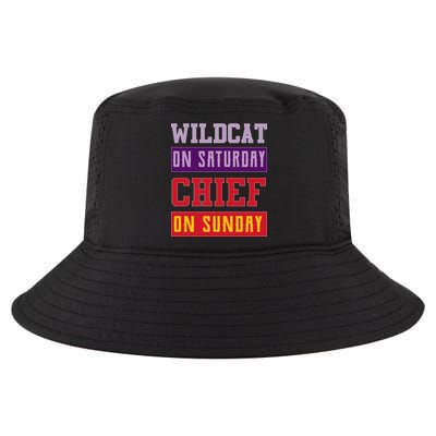 Wildcat On Saturday Chief On Sunday Cool Comfort Performance Bucket Hat