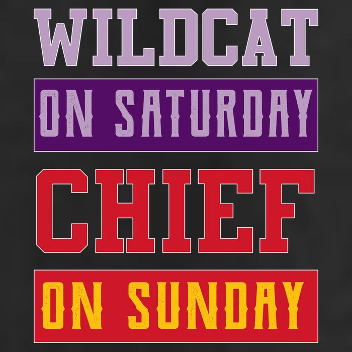 Wildcat On Saturday Chief On Sunday Cool Comfort Performance Bucket Hat