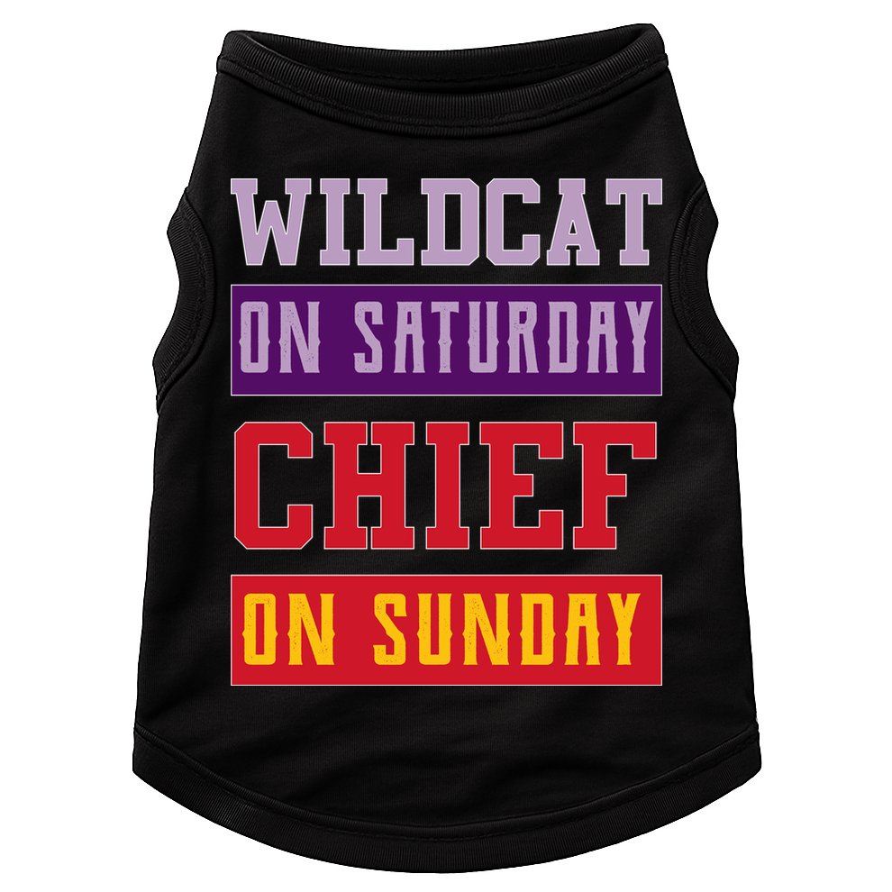 Wildcat On Saturday Chief On Sunday Doggie Tank