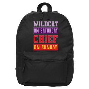 Wildcat On Saturday Chief On Sunday 16 in Basic Backpack