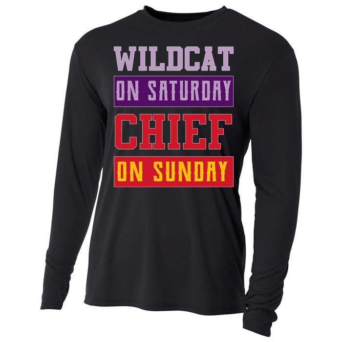 Wildcat On Saturday Chief On Sunday Cooling Performance Long Sleeve Crew