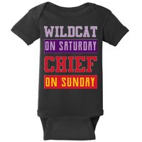 Wildcat On Saturday Chief On Sunday Baby Bodysuit