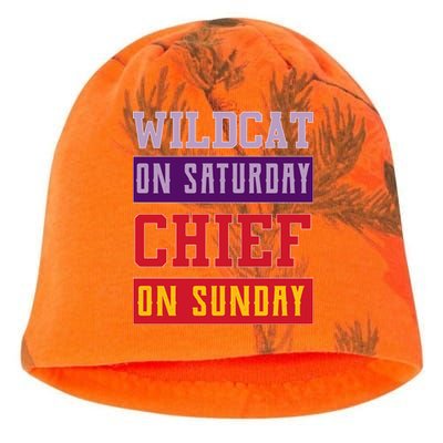 Wildcat On Saturday Chief On Sunday Kati - Camo Knit Beanie