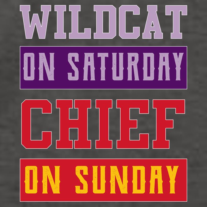 Wildcat On Saturday Chief On Sunday Vector Backpack