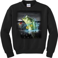 Wilderness Bass - Fishing Kids Sweatshirt