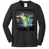 Wilderness Bass - Fishing Kids Long Sleeve Shirt