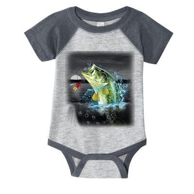 Wilderness Bass - Fishing Infant Baby Jersey Bodysuit