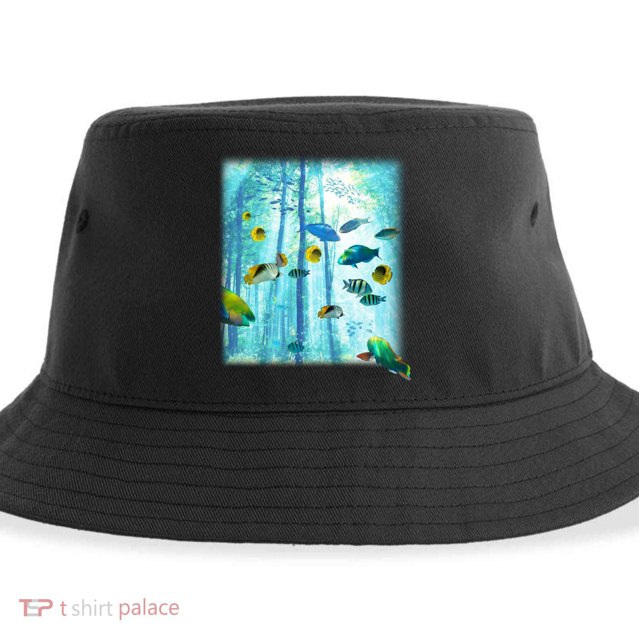 Wilderness Fish In Nature Sustainable Bucket Hat
