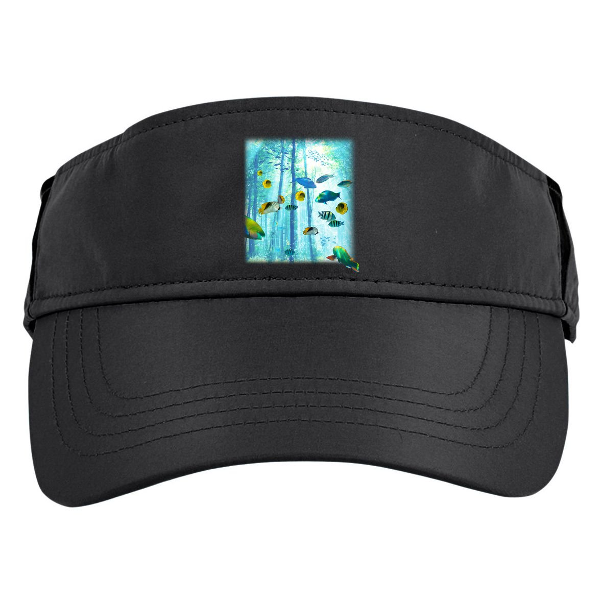 Wilderness Fish In Nature Adult Drive Performance Visor