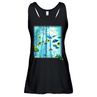 Wilderness Fish In Nature Ladies Essential Flowy Tank