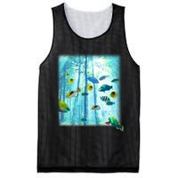 Wilderness Fish In Nature Mesh Reversible Basketball Jersey Tank