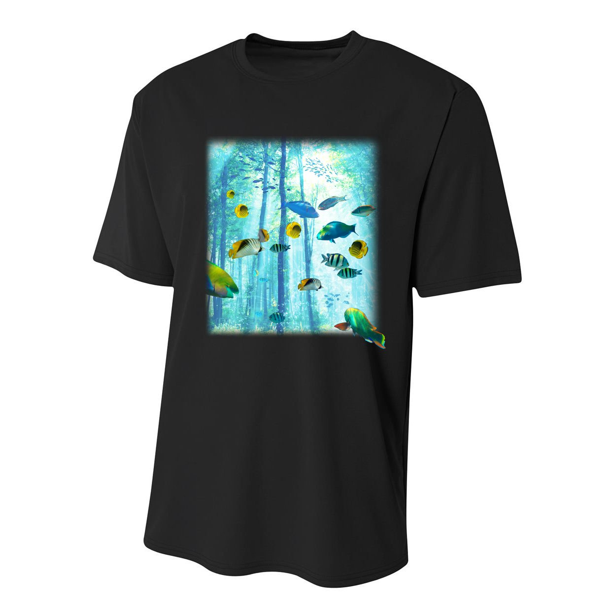 Wilderness Fish In Nature Youth Performance Sprint T-Shirt