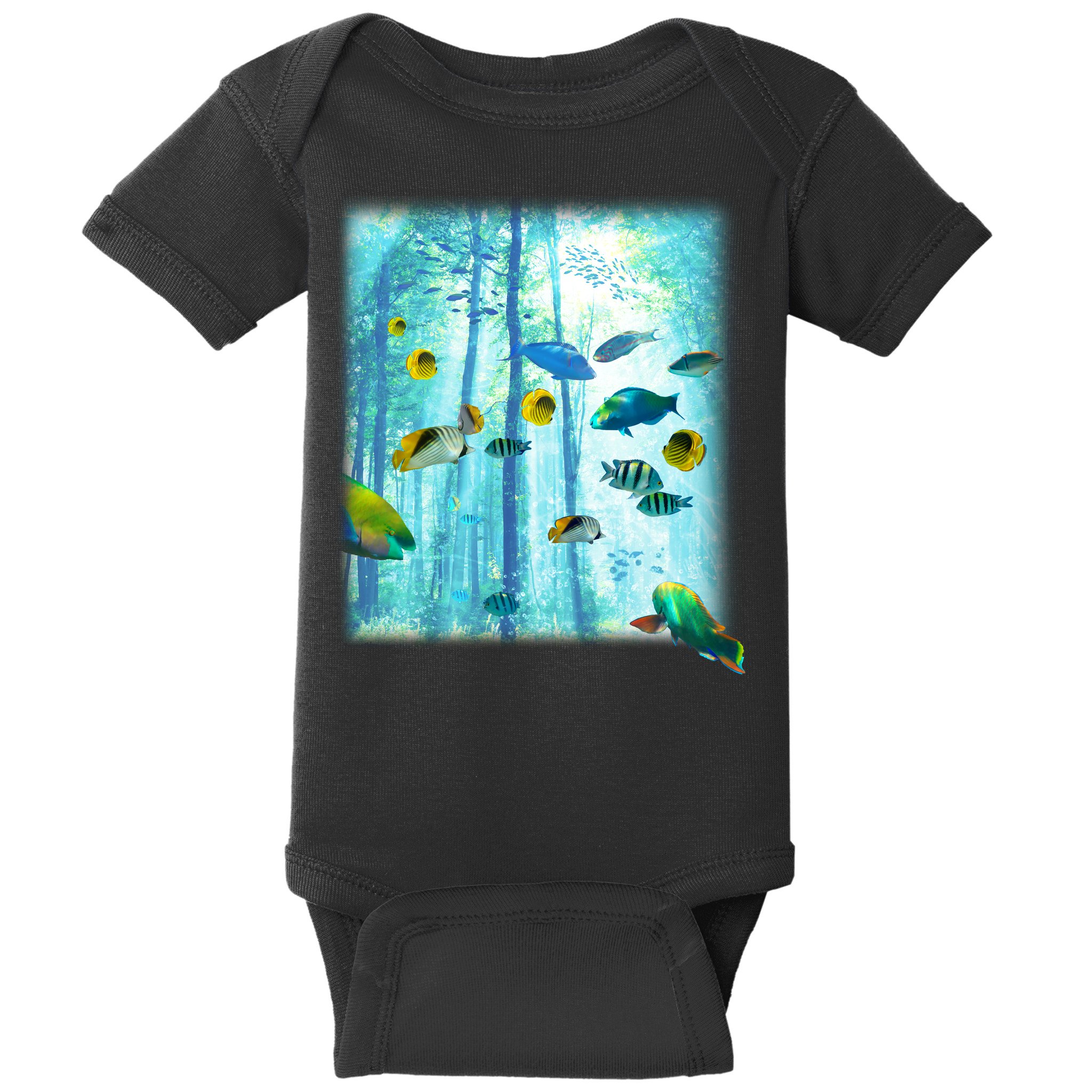 Wilderness Fish In Nature Baby Bodysuit