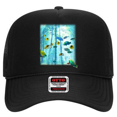 Wilderness Fish In Nature Trucker Hat