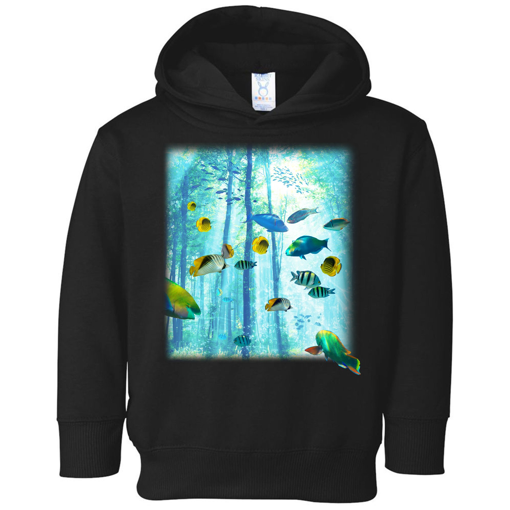 Wilderness Fish In Nature Toddler Hoodie