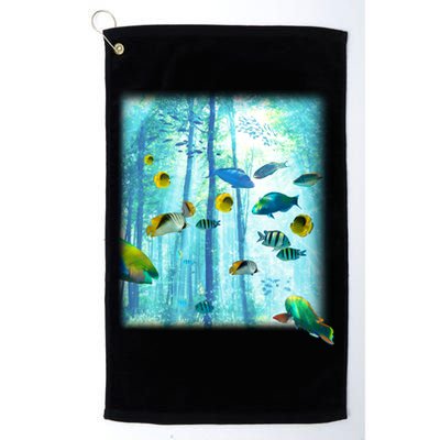 Wilderness Fish In Nature Golf Towel