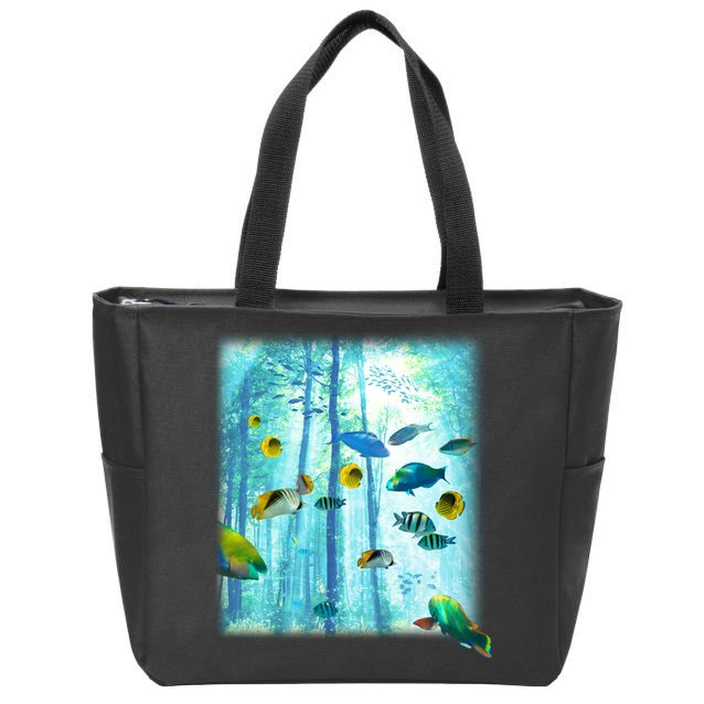 Wilderness Fish In Nature Zip Tote Bag