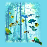 Wilderness Fish In Nature Magnet