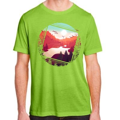 Wilderness Nature Scenery Adult ChromaSoft Performance T-Shirt