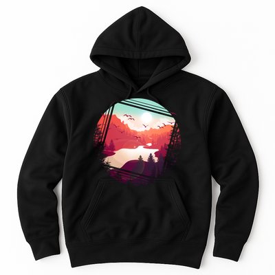 Wilderness Nature Scenery Hoodie