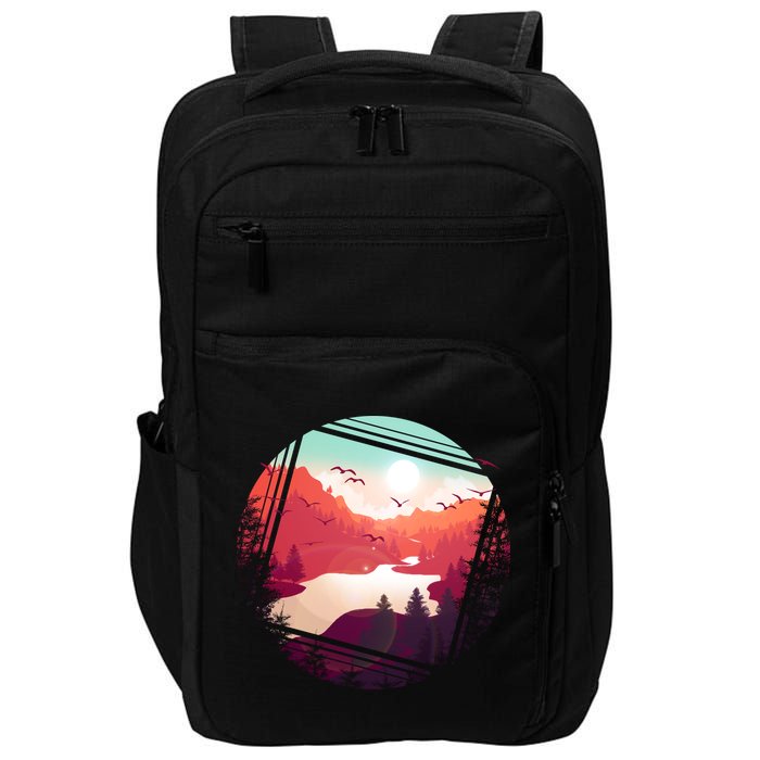 Wilderness Nature Scenery Impact Tech Backpack