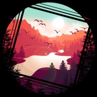 Wilderness Nature Scenery Button