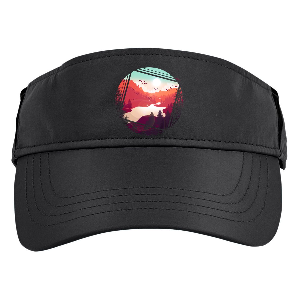 Wilderness Nature Scenery Adult Drive Performance Visor