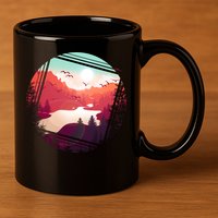 Wilderness Nature Scenery 11oz C Handle Ceramic Mug