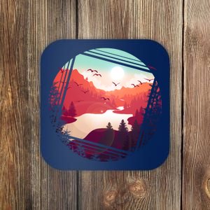 Wilderness Nature Scenery Coaster