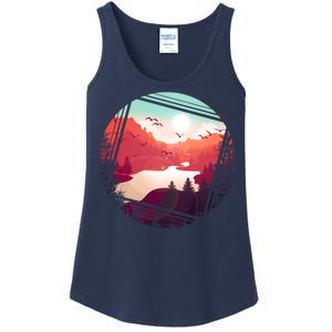 Wilderness Nature Scenery Ladies Essential Tank