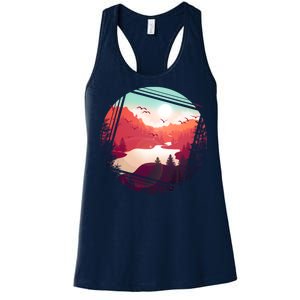 Wilderness Nature Scenery Women's Racerback Tank