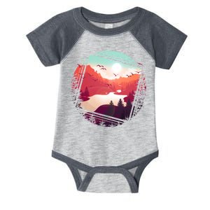 Wilderness Nature Scenery Infant Baby Jersey Bodysuit