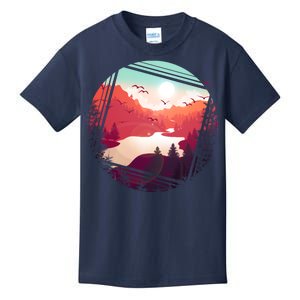 Wilderness Nature Scenery Kids T-Shirt