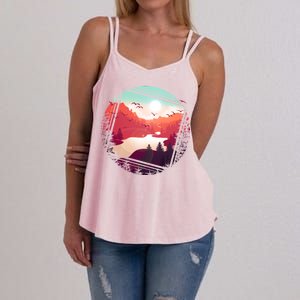 Wilderness Nature Scenery Women's Strappy Tank