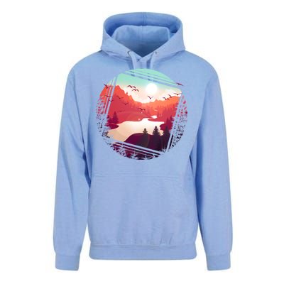 Wilderness Nature Scenery Unisex Surf Hoodie