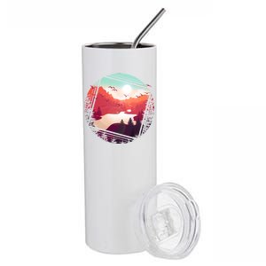 Wilderness Nature Scenery Stainless Steel Tumbler