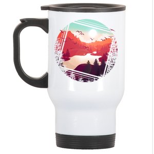 Wilderness Nature Scenery Stainless Steel Travel Mug