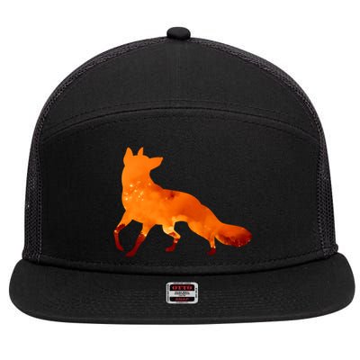 Wildfire Fox 7 Panel Mesh Trucker Snapback Hat