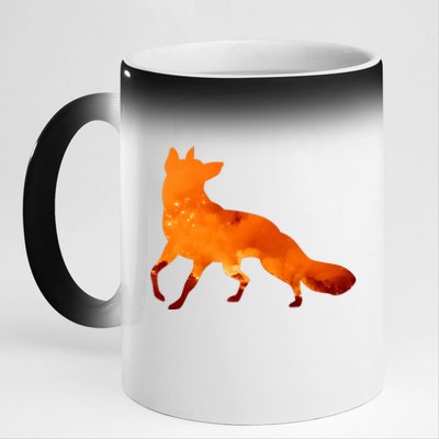 Wildfire Fox 11oz Black Color Changing Mug