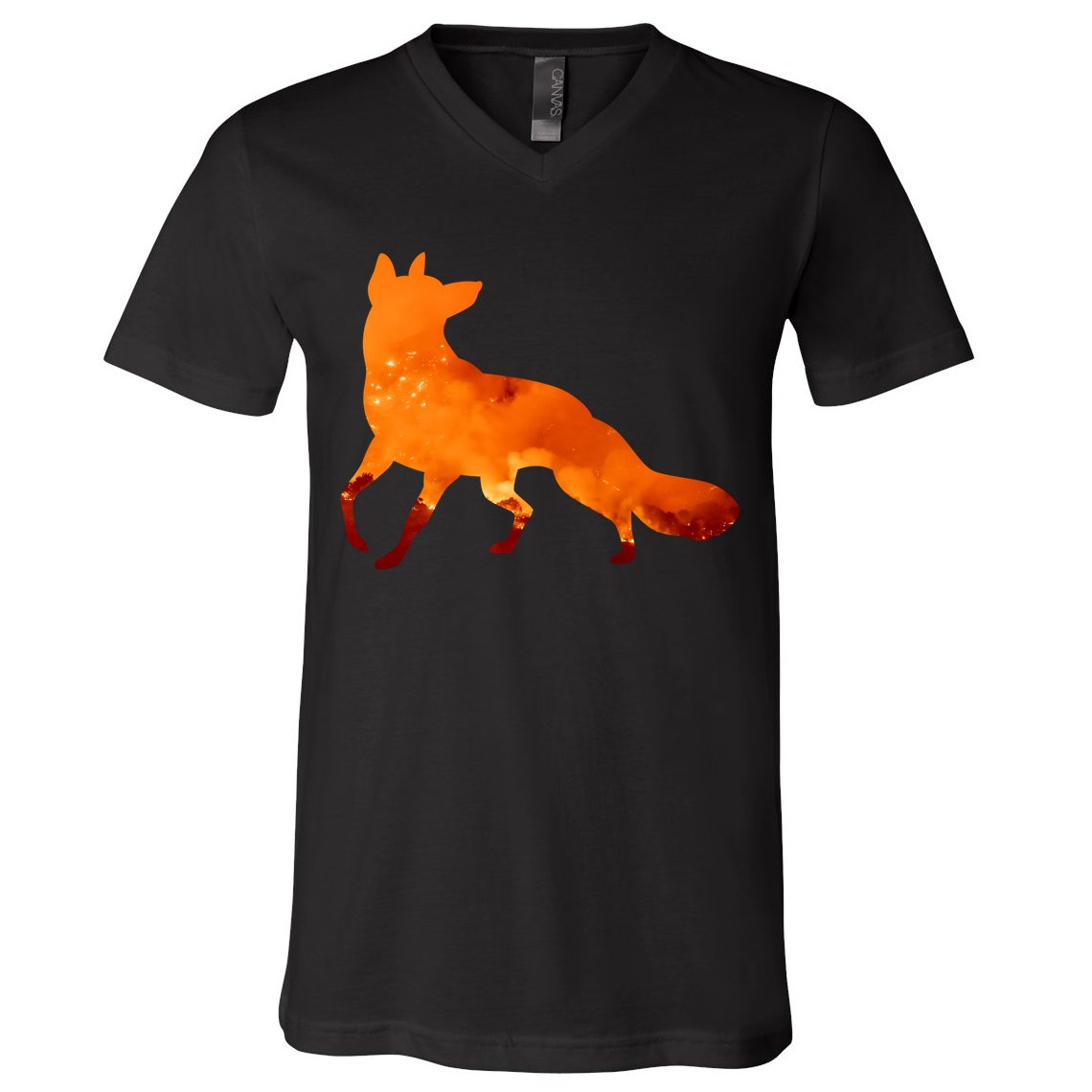 Wildfire Fox V-Neck T-Shirt